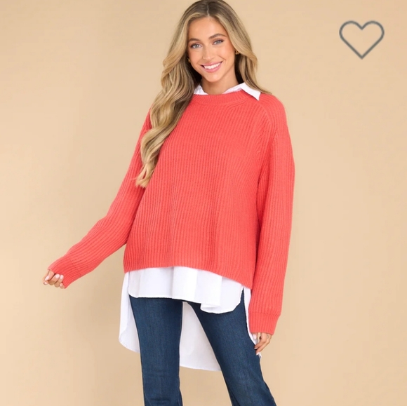 Red dress sweater - Picture 1 of 3